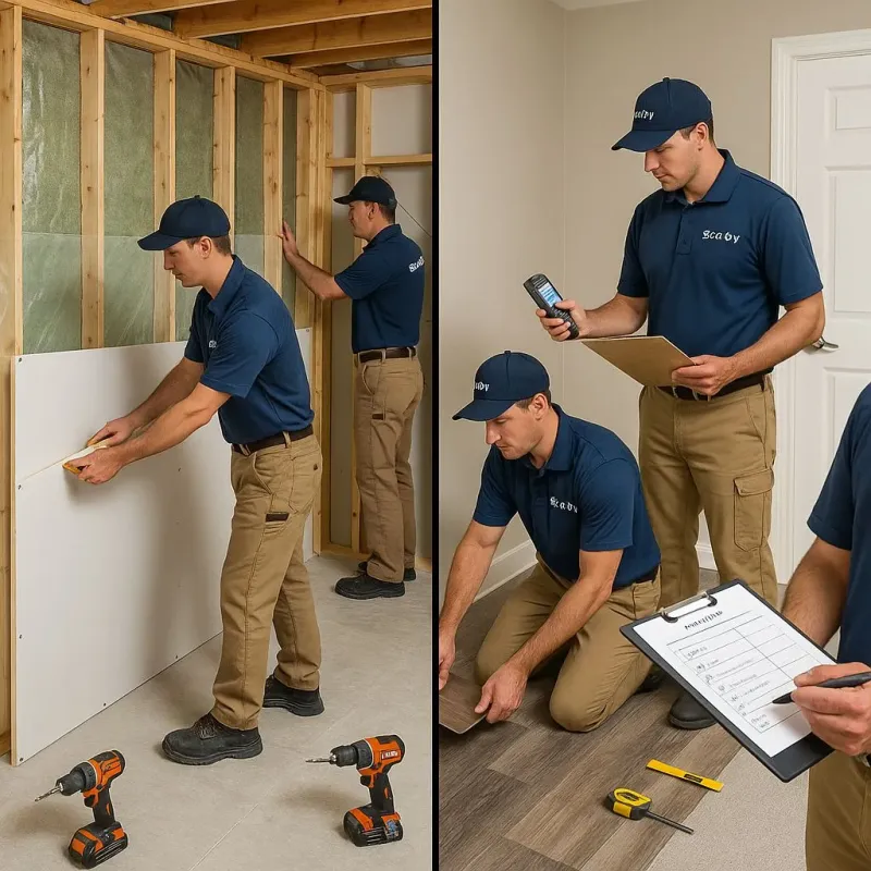 Repairs and Reconstruction process in Schoeneck, PA