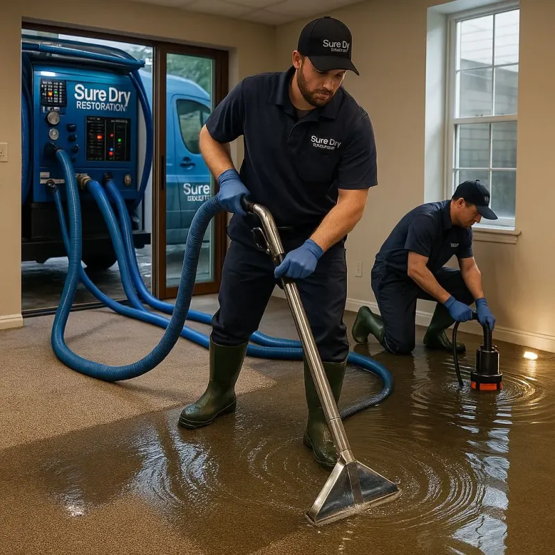 Water Extraction and Removal process in Schoeneck, PA